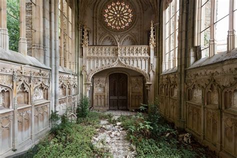 architecture, building, abandoned, France, church, cathedral, monastery ...