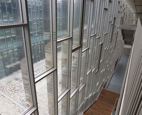 Reversed Steel Mullion Glass-Wall Facade | Window architecture, Glass facades, Interior windows