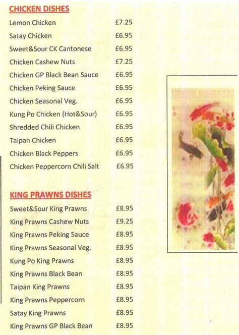 Menu at Birds Nest restaurant, Honiton