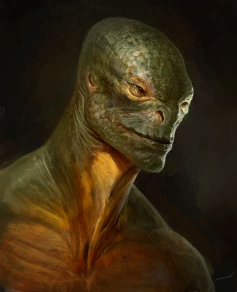 Lizard Man by Manzanedo on DeviantArt | Alien concept art, Alien art ...