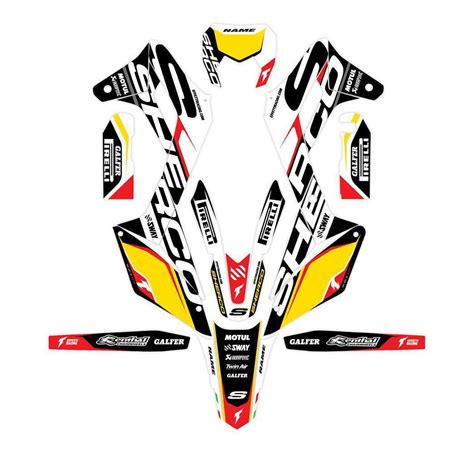 MANUFACTURER - SHERCO - Grafiche Motocross MX Graphics Adesivi ...