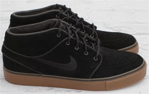 Nike SB Zoom Stefan Janoski Mid "Black/Gum" | Complex