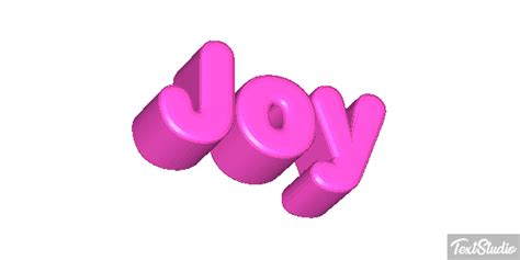 Joy Word Animated GIF Logo Designs