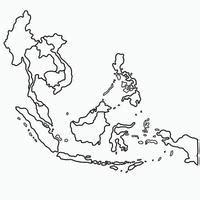 East Asia Political Map Blank