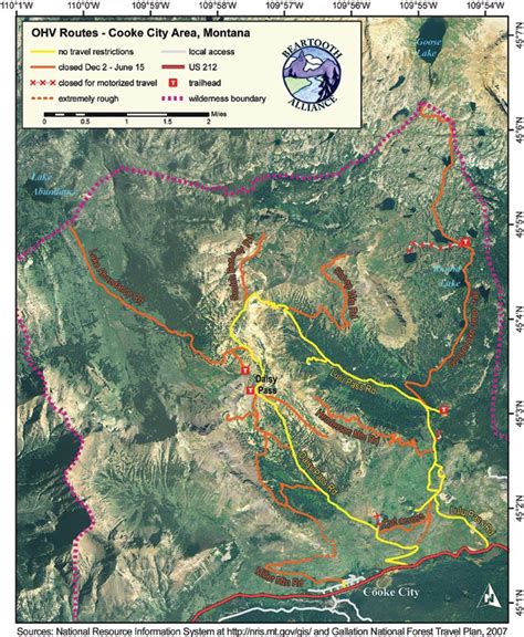 Cooke City Montana OHV Map – ATVDUDE