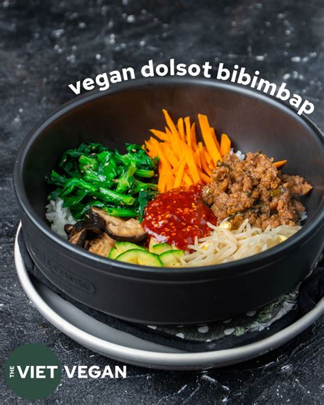 Vegan Dolsot Bibimbap - The Viet Vegan