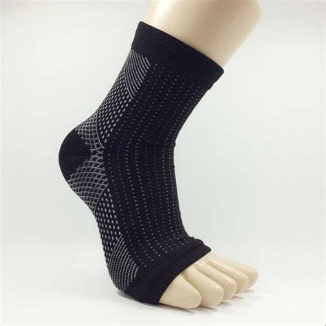 Ankle Support Brace Plantar Fasciitis Socks Toeless Compression Foot Sleeve Neuropathy Arch Heel ...