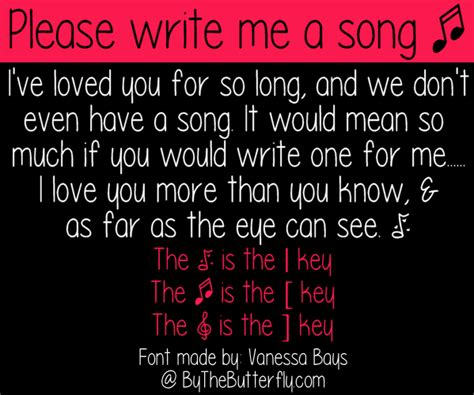 Please write me a song Font | dafont.com