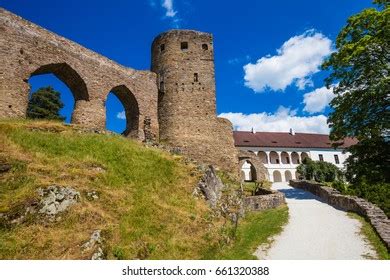 Beautiful Medieval Castle Velhartice Bohemian Forest Stock Photo ...