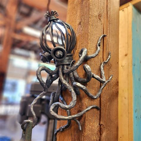 Octopus, Metal Sculpture, BS164 - BC BLACKSMITH