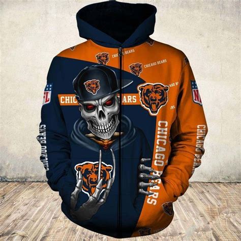 Chicago Bears Hoodies Cute Death gift for men -Jack sport shop