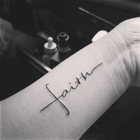 FAITH TATTOO | Faith tattoo, Small tattoos, Tattoo lettering