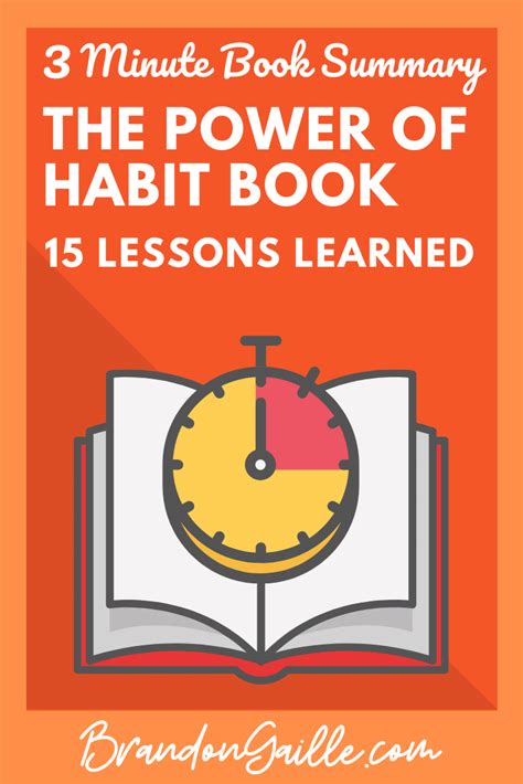 The Power of Habit Book Speed Summary w/ PDF - BrandonGaille.com