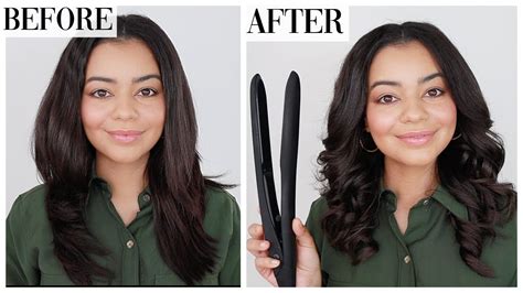 HOW TO CURL HAIR WITH BIOIONIC 10X STRAIGHTENER - YouTube