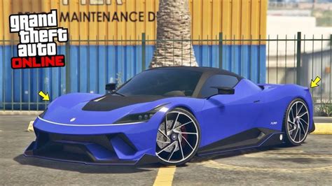 GTA 5 Online HIDDEN UNRELEASED CAR - GROTTI FURIA Customization & Test ...