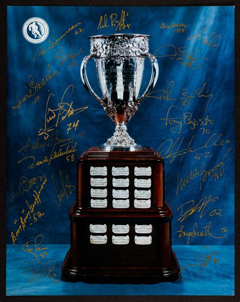 Lot Detail - NHL Calder Memorial Trophy Past Winners Multi-Signed Photo ...