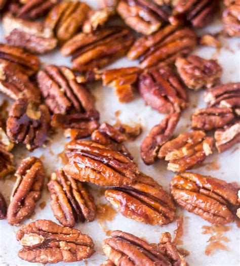 Maple Cinnamon Roasted Pecans (Vegan, GF, & Paleo) | Apples for CJ ...