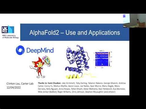 [TALK 21] AlphaFold2: Uses and Applications – Clinton Lau - Biophysical ...