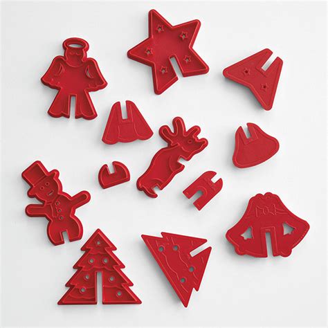 3D Christmas Cookie Cutters - GeekAlerts