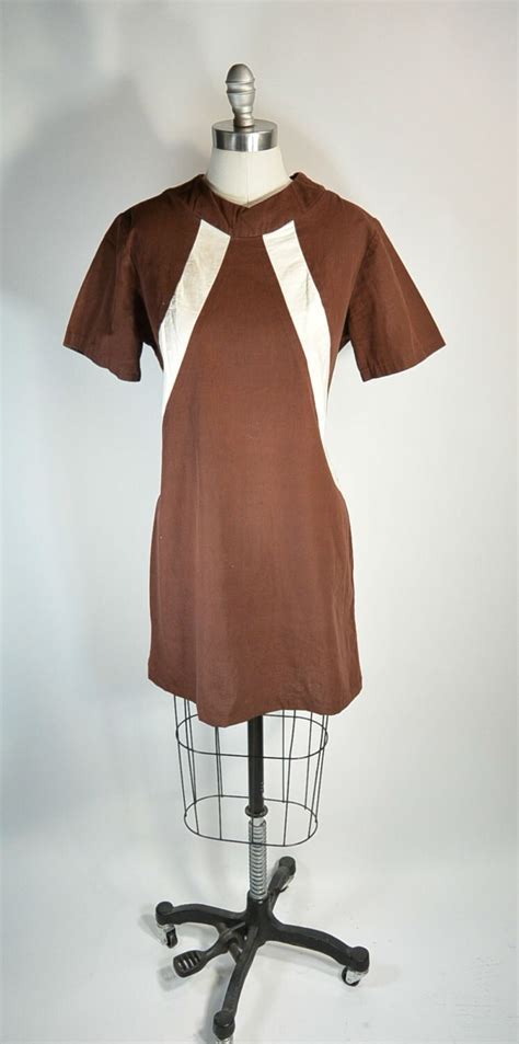 Brown Mod Dress// 60s Shift Dress// Brady Bunch Dress – Haute Juice