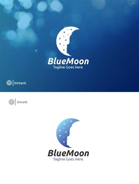 the blue moon logo is shown in this image