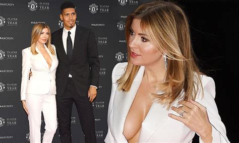 Manchester United Awards: Chris Smalling's wife Sam Cooke steals show ...