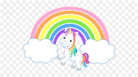 Unicorn And Rainbow Svg, HD Png Download - vhv