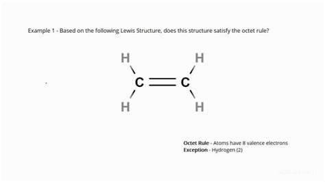 Deciding whether a Lewis Structure Satisfies the Octet Rule | Chemistry | Study.com