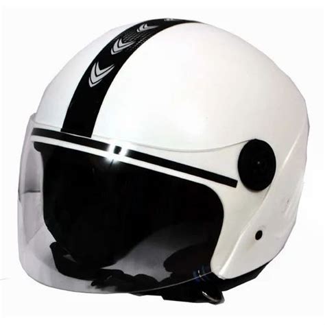 Black And White Bike Helmet at Rs 1000 in Noida | ID: 2561406155