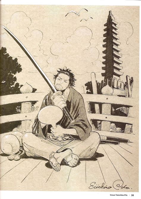 Oda drew Musashi Miyamoto from Vagabond : r/OnePiece