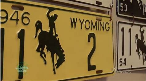 History of the Wyoming License Plate