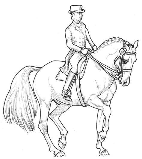 Printable Horses Jumping Coloring Pages - canvas-er