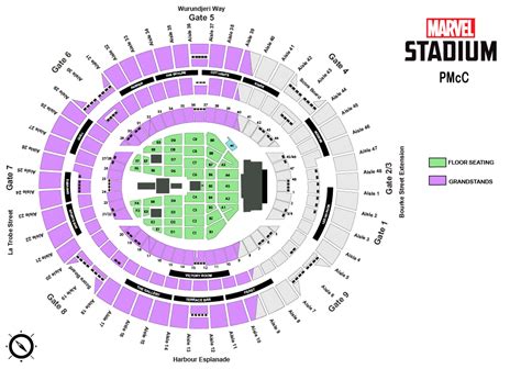 Paul McCartney Seating Map - Marvel Stadium | Austadiums