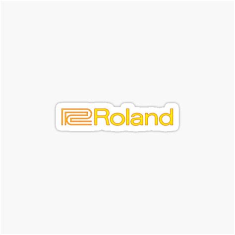 "Roland Logo" Sticker for Sale by wasisnt | Redbubble