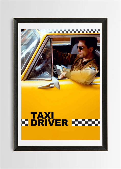 Taxi Driver | V1| Buy High-Quality Posters and Framed Posters Online - All in One Place ...