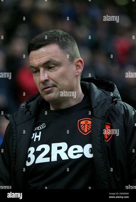 Leeds United manager Paul Heckingbottom Stock Photo - Alamy