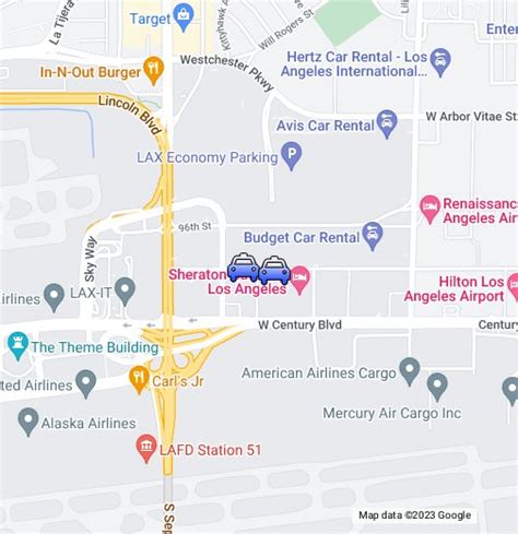 LAX Airport Car Rental Deals - Google My Maps