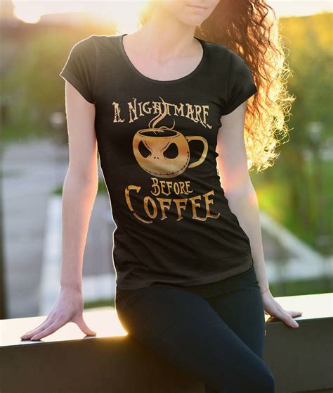 Coffee Shirt Nightmare Before Coffee Unisex T-shirt Coffee - Etsy