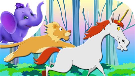 The Lion And The Unicorn - Nursery Rhyme - YouTube