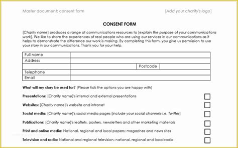 Free Gdpr Consent form Template Of Case Study Consent form Template ...