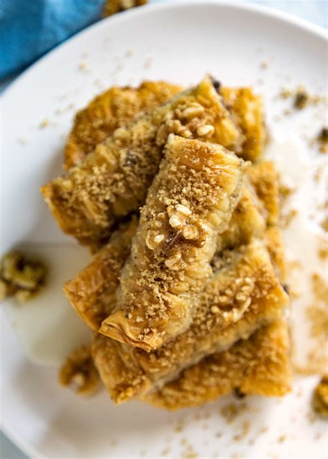 Chocolate Walnut Rolled Baklava - California Walnuts