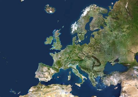 Europe, Satellite Image Photograph by Planetobserver