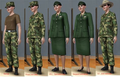 Mod The Sims - Army Enlisted Career - Now With Two Separate Career Paths! - Updated 12/02/2012