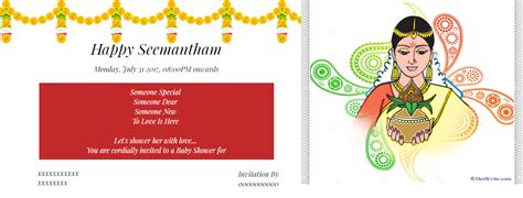 Seemantham Invitation Format In Tamil | Onvacationswall.com