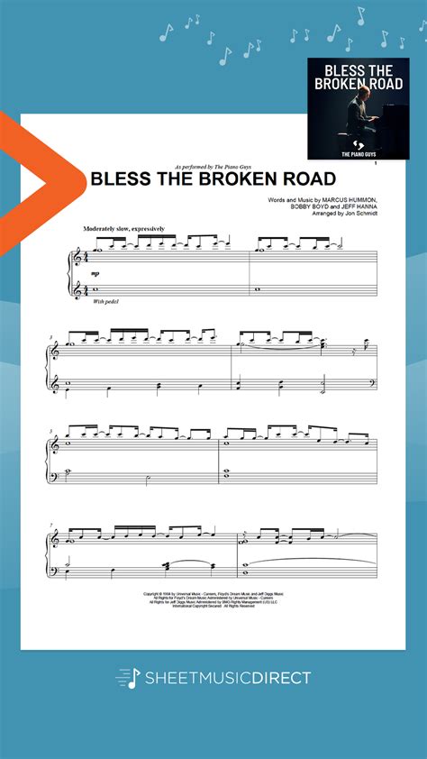 Bless The Broken Road Sheet Music | The Piano Guys | Piano Solo | Sheet music direct, Digital ...