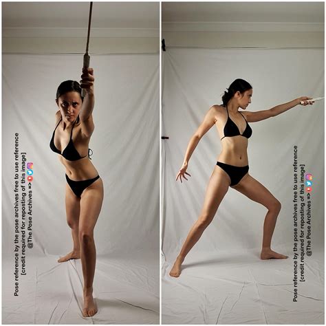 Female Fencing Lunge Pose by theposearchives on DeviantArt