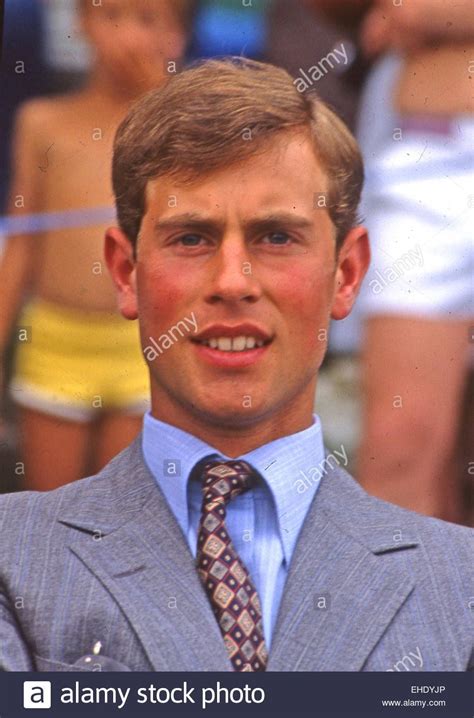 PRINCE EDWARD, Earl of Wessex, about 1985 Stock Photo, Royalty Free ...