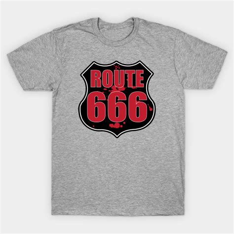 Route 666 Haunted Highway - Route 666 - T-Shirt | TeePublic