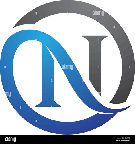 N Letter Logo Template Stock Vector Image & Art - Alamy