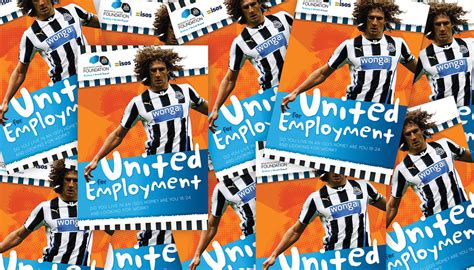 Newcastle United Foundation branding on Behance